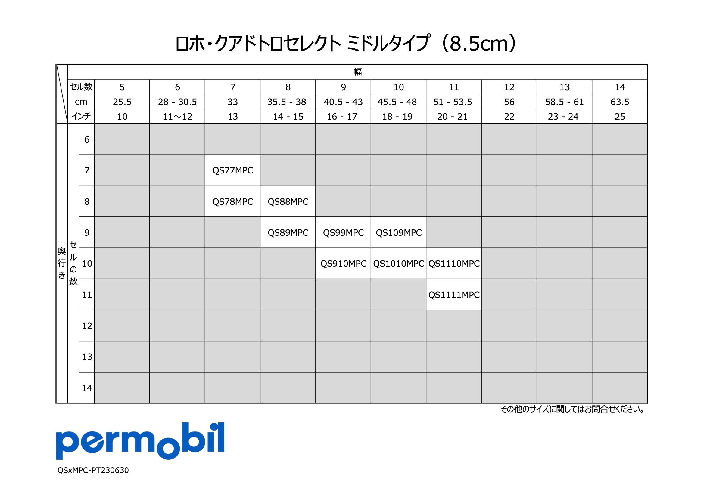 ロホ・クアドトロセレクト ミドルタイプ – ペルモビール株式会社